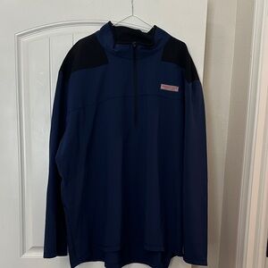 Vineyard Vines Men's Blue and Black Shirt Jacket